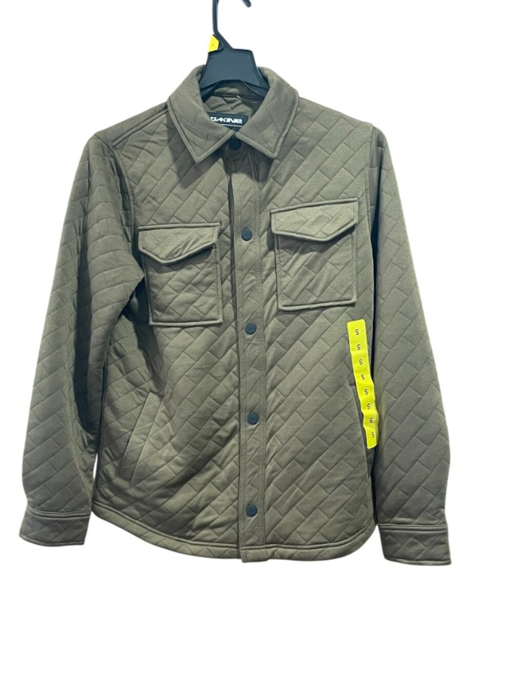 Men's Quilted Overshirt, Dakine, S, Brown, NWOT - Picture 2 of 6